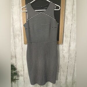 Banana Republic Sheath Dress Striped Sleeveless MSRP $89 4
